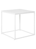 Vita Couchtisch Beistelltisch Living Nordic 45x45x45 cm weiß