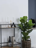 Vita Servierwagen Eiche-Optik, schwarz Rahmen/Eiche-Optik, schwarz Rahmen Servierwagen Living Nordic