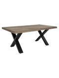 Toulon Couchtisch Eiche mit Baumkante Couchtisch Living Nordic geräuchert