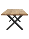 Toulon Couchtisch Eiche mit Baumkante Couchtisch Living Nordic