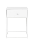Vita Couchtisch Beistelltisch Living Nordic 40x40x55 cm weiß