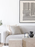 Prague Couchtisch-Set Marmor-Optik Couchtisch Living Nordic