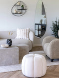 Prague Couchtisch-Set Marmor-Optik Couchtisch Living Nordic