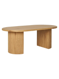 Boavista Couchtisch Couchtisch Living Nordic 60x120x45 cm Dekorpapier, natur