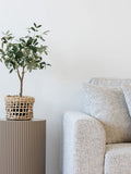 Farense Beistelltisch grau beige Beistelltisch Living Nordic