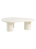 Palmera Couchtisch Zement-Optik, off-weiß Couchtisch Living Nordic