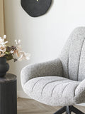 Rota Beistelltisch Marmor-Optik, dunkelbraun Beistelltisch Living Nordic