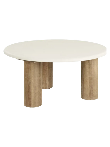 Fondi Couchtisch Zement-Optik, sand/braun Couchtisch Living Nordic