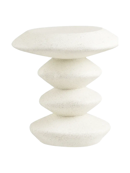 Blackburn Beistelltisch Fiberclay, weiß Beistelltisch Living Nordic