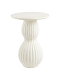 Newtown Beistelltisch Fiberclay, weiß Beistelltisch Living Nordic
