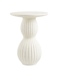 Newtown Beistelltisch Fiberclay, weiß Beistelltisch Living Nordic