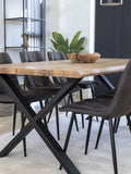 Toulon Esstisch Eiche mit Baumkante Esstisch Living Nordic