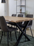 Toulon Esstisch Eiche mit Baumkante Esstisch Living Nordic