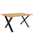 Toulon Esstisch Eiche mit Baumkante Esstisch Living Nordic 95x140x75 cm natur