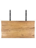 Ansteckplatten Eiche mit Baumkante, natur Möbelzubehör Living Nordic 100x50x4 cm