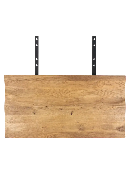 Ansteckplatten Eiche mit Baumkante, natur Möbelzubehör Living Nordic 100x50x4 cm