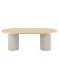 Solva Esstisch Eschenfurnier, natur/sand Esstisch Living Nordic