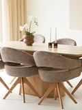 Noli Esstisch Tischplatte aus Keramik/Eschenfurnier Esstisch Living Nordic
