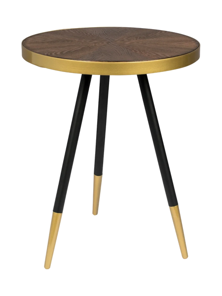 Denise Beistelltisch Walnuss/Gold, Ansicht 1