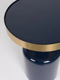 Glam Beistelltisch in Blau/Gold, Detail