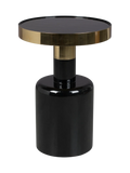 Glam Beistelltisch in Schwarz/Gold, Ansicht 1