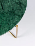 Timpa Couchtisch Marmor in Grüner Marmor, Detail