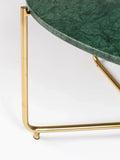 Timpa Couchtisch Marmor in Grüner Marmor, Detail