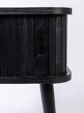 Barbier Beistelltisch in Schwarz, Detail