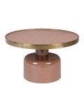 Glam Couchtisch in Rosa/Gold, Ansicht 1
