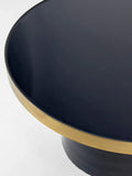 Glam Couchtisch in Blau/Gold, Detail
