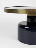 Glam Couchtisch in Blau/Gold, Detail