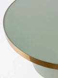 Glam Couchtisch in Grün/Gold, Detail