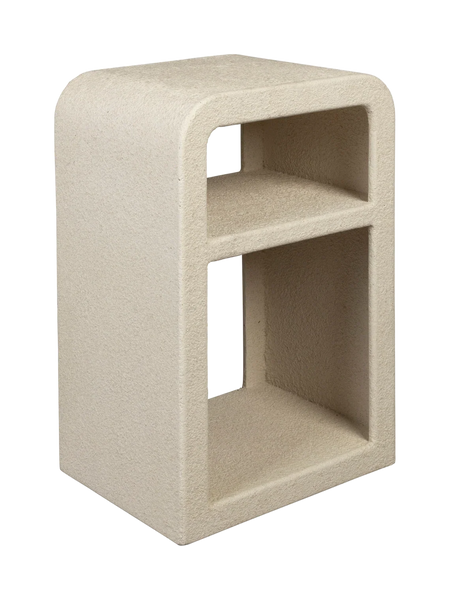 Veda Nachttisch Marmor Beige, Ansicht 2