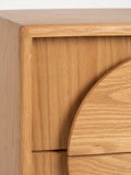 Groove Beistelltisch in Eiche, Detail