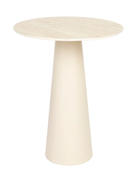 Joya Beistelltisch Travertinoptik Beige, Ansicht 1