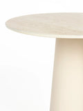 Joya Beistelltisch Travertinoptik Beige, Detail