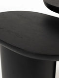 Bela Beistelltisch Mangoholz Schwarz, 2er-Set, Detail