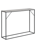 Vita Konsolentisch Konsolentisch Living Nordic 110x26x80 cm Travertin-Optik, black / natural