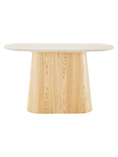 Larvik Konsolentisch Granit/Eschenfurnier, natur/off-weiß Konsolentisch Living Nordic