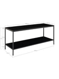Vita TV-Bank schwarz – 100x36x45 cm Living Nordic