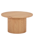 Boavista Couchtisch Couchtisch Living Nordic Ø80x45 cm Dekorpapier, natur