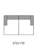 Sofa | Uptown 2.0 – Megasofa (Longchair groß mit Armlehne links + Longchair groß mit Armlehne rechts) - von Candy Polstermöbel online kaufen bei LIVINGforme.