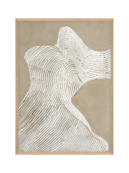 Wandbild | Wandbild Raw Shape 3 | Nordic Art - 50 × 70 cm von Malerifabrikken online kaufen bei LIVINGforme.