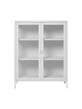 Vitrine | Brisbane Vitrine weiß, 80 x 40 x 101 cm - von House Nordic online kaufen bei LIVINGforme.