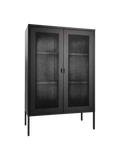 Melbourne Vitrine Stahl, schwarz Vitrine Living Nordic