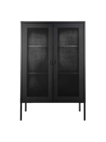 Melbourne Vitrine Stahl, schwarz Vitrine Living Nordic