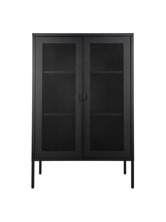 Melbourne Vitrine Stahl, schwarz Vitrine Living Nordic
