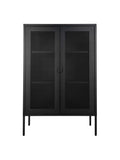 Melbourne Vitrine Stahl, schwarz Vitrine Living Nordic