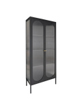 Adelaide Vitrine Stahl/Glas, schwarz Vitrine Living Nordic