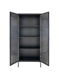 Adelaide Vitrine Stahl/Glas, schwarz Vitrine Living Nordic